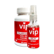 Vıp Erkekıere Özel Delay30 Mlsprey + Özel Xxxlşekillendirme 60 Lı Caps En Boy Ebat