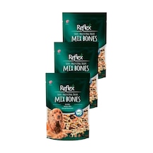 Semi Moist Karışık Kemikler Yarı Yumuşak Köpek Ödül Maması 150 Gr Üçlü Paket