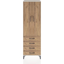 Hyperion Dolap 2 Raflı 4 Çekmeceli Tek Askılı 60x44x195 Aytaş... Aytaşı