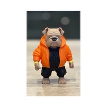 Kapüşonlu Buldog Figürü 10cm