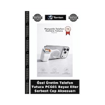 Özel Üretim Telefon Tutucu Pcg01 Beyaz Eller Serbest Cep Aksesuarı
