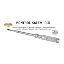 Elektrik Kontrol Kalemi Düz 190 MM 1 Adet