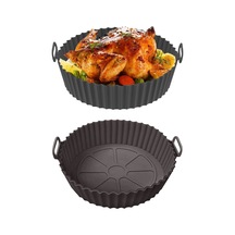 Airfryer Silikon Pişirme Kabı - Hava Fritözü Kabı -airfryer Aksesuar - Tüm Airfryer'lara Uyumlu Sili Diğer