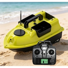 Yemleme (Tekne Ve Botu) Gps 16 Konumlu Sarı Yuvarlak Kapak Oto Pilot Sabit Hız 3 Hazneli 20000mah Pil + Çanta