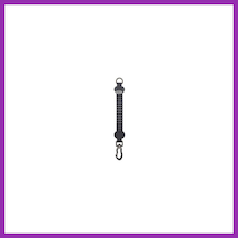 M-pets Pull Power Köpekler İçin Şok Emici Ara Tasma Siyah 25 Cm Bty