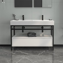 Orka Vegas 120 Alt Modül + Lavabo Beyaz Mat Beyaz Diğer