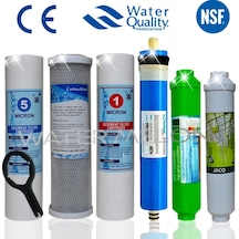Açık Kasa Su Arıtma Cihazı Filtre 6 Aşamalı Filtre Seti (Nsf Onay 533928743