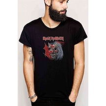 Maıden Purgatory Metal Rock Baskılı Siyah Erkek Tshirt