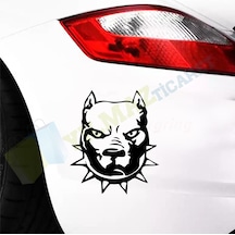Pitbull Oto Sticker Araba Etiket Yapıştırma Süper Kaliteli Folyo