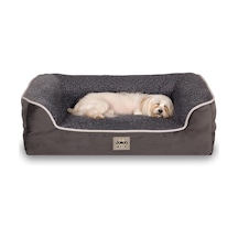 Ayrex Jungolica Sezar Kedi Ve Köpek Yatağı Antrasit 55x75 Cm, Ortopedik Visco,%100 Su Geçirmez Alez, Çıkarılabili