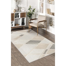 West Home Makinede Yıkanabilir Kaymaz Taban Leke Tutmaz Salon Halısı Mutfak Halısı Balkon Halısı Ve Yolluk Wh 590 White