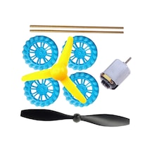 3V Motor Tekerlek Tek Kanat Üç Kanat Pervane Seti