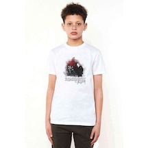 Tshirthane Öğretmenler Günü Ataturk Baskılı Unisex Çocuk Beyaz T-Shirt