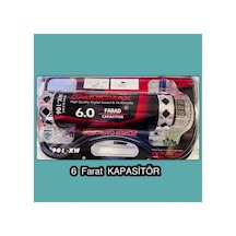 Audiomax Mx 106 Power Capasıtor, 6 Farad Led Ekranlı Remoteli Power Kapasitör