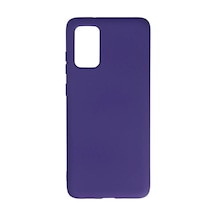 Samsung Uyumlu Galaxy S20 Plus Kılıf Nano İçi Kadife Silikon - Mor 0.2M-Çok Renkli