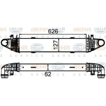 KNECHT CI428000S Turbo Radyatörü (626×127×62) W204 S204 C204 C 180 Cgı C 200 Cgı M 271.820 (Eno:8Ml376899191)