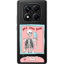 Redmi Note 14 Pro 5g Uyumlu You Look Good İskelet Tasarımlı Baskılı Silikon Kılıf Renkli