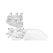 Bmw G310 R 17 25 Arka Çanta Taşıyıcısı Givi Sr5125 Siyah