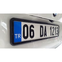 Ubak Yönetmeliğine Uygun . Parlak Siyah Plakalık 2 Adet 228108617
