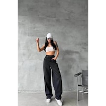 Arkadan Tokalı Jeans Pantolon Siyah - 36 / Siyah Siyah