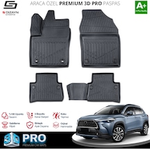 S-dizayn Toyota Corolla Cross 3d Pro Havuzlu Paspas 2022 Üzeri A+ Kalite