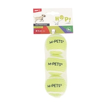 M-pets Hop Tenis Topu Köpek Oyuncağı Sarı 3lü 5 Cm 244-50055.01