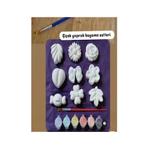 6 Adet Büyükboy Çicek Boyama Seti