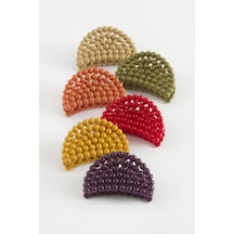 Oval Mandal Toka 4 Cm Kırmızı 45501865