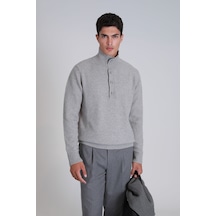 Lufian Erkek Bert Kazak 112090147 Açık Gri Açık Gri