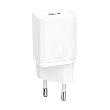 Baseus Super Si 20W PD Type-C Hızlı Şarj Adaptörü Beyaz