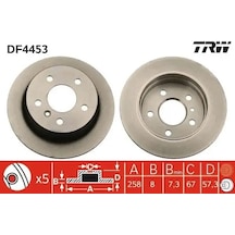 Trw Df4453 Arka Fren Diski A1694230312 A1694230912 - 2 Adettir