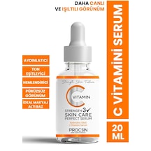 Procsın C Vitamini Aydınlatıcı Ve Ton Eşitleyici Bakım Serumu 20 ML