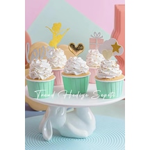 50'li Soft Mint Yeşili Muffin Cupcake Kalıbı Kek Kapsülü, Muffin Kek Kalıbı, Airfryer Uyumlu Diğer