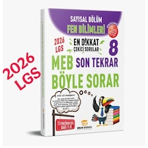 Sinan Kuzucu Yayınları 2026 Lgs Sayısal Bölüm Son Tekrar Fen Bilimleri Soru Bankası