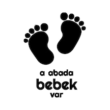 Arabada Bebek Var Sticker Yapıştırma 17Cm