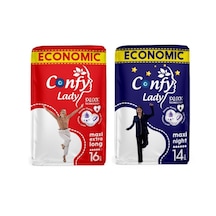 Confy Lady Gece Serisi 2 Li Ekonomik Tanışma Paketi 30 Adet