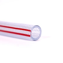 Dyzer Süper Ekstra Örgülü Şeffaf Bahçe Hortumu 6x12 1 Metre İç Çap:6 Mm Dış Çap: 12 Mm