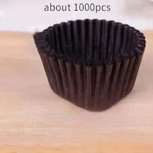 Willowhaven 1000 Adet Yeşil Mini Renkli Cupcake Kalıbı Kağıdı Paskalya Çiçek Desenli Diğer