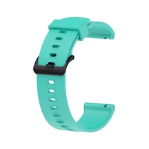 Ekılıf - Huawei Honor Magic 2 42mm 20mm Uyumlu - Kordon Silikon Kordon - Krd-46 - Yeşil - T18925