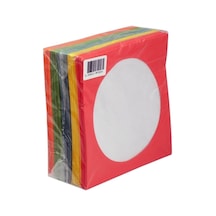 Elba Cd-dvd Zarfı 80 Gram Pencereli Renkli Cd Kağıtı 100 Lü Paket