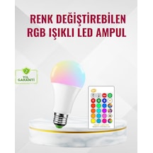 Rgb Uzaktan Kumandalı Led Ampul 16 Renk Dekoratif Aydınlatma Mh-hs4044-2318