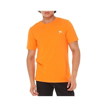 Raru Erkek %100 Pamuk T-shirt Leo Turuncu Turuncu