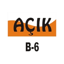 Iş Güvenliği Levhası - Uyarıcı Levha - Ikaz Levhası Açık Yazılı (261312253)