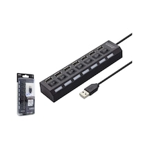 Usb 2.0 Hub Çoklayıcı Anahtarlı 7 Port Gabble Gab-uap307