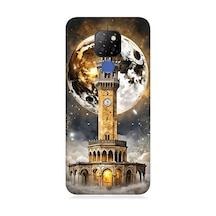 General Mobile Discovery Gm20 Uyumlu Saat Kulesi Desenli Silikon Kılıf