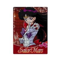 Ghostbastır Design Sailor Mars 99 Parça Ayaklı Puzzle Dekoratif Çocuk Yapbozu 0136