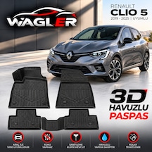 Wagler Renault Clio 5 Havuzlu Paspas 2019-2025