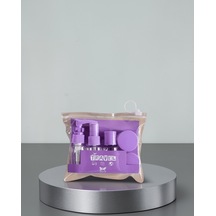 Seyahat Banyo Seti 5 Parça Şeffaf Çantalı 30 Ml