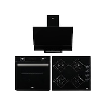 Exep Plus Line EF-260 - EO-320 - ED-401 Siyah Ankastre Set