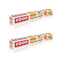 Cook Kesilmiş Pişirme Kağıdı 16 Tepsi 42 X 37 Cm 2 Adet